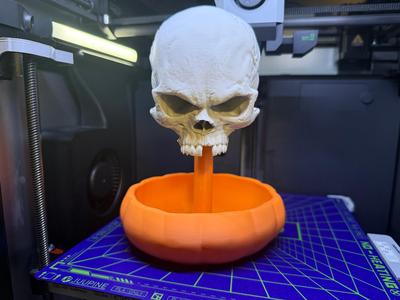 Skull Halloween Candy Bowl