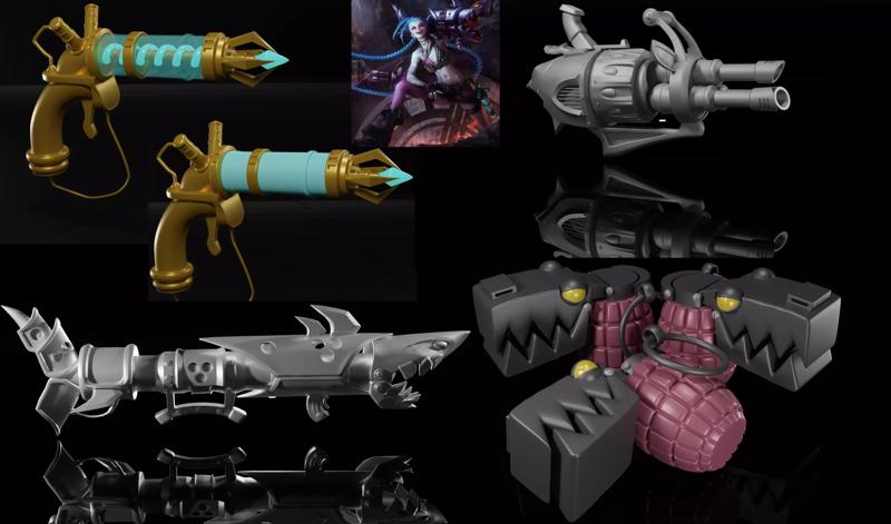 Jinx Complete Cosplay - League of Legends - LOL