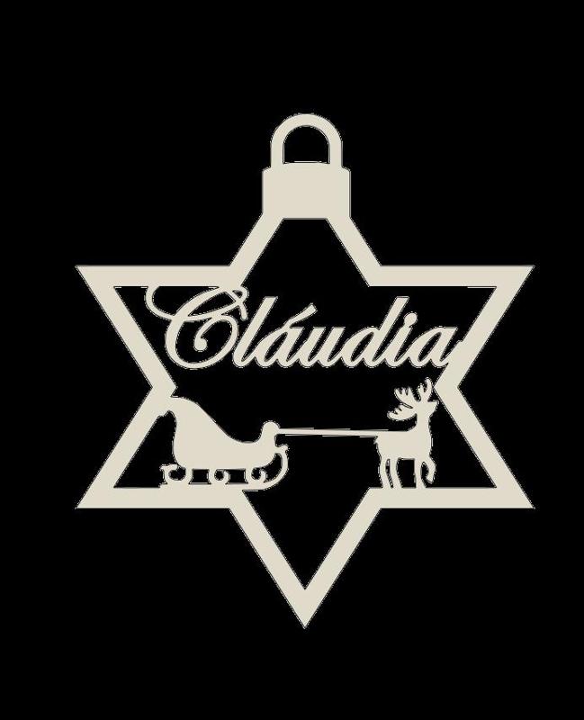 Christmas Tree Star - Sled Claudia