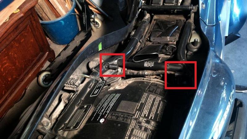 Flexible parts for K1200RS motobike