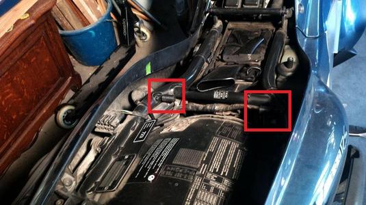 Flexible parts for K1200RS motobike