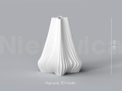 Niedwica Vase C_9 | 3D printing vase | 3D model | STL files | Home decor | 3D vases | Modern vases | Floor vase | 3D printing | vase mode | STL