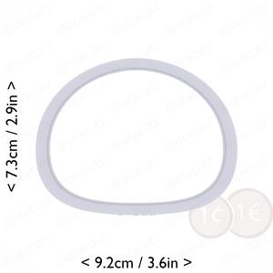 Mochi Cookie Cutter 3.25in / 8.3cm