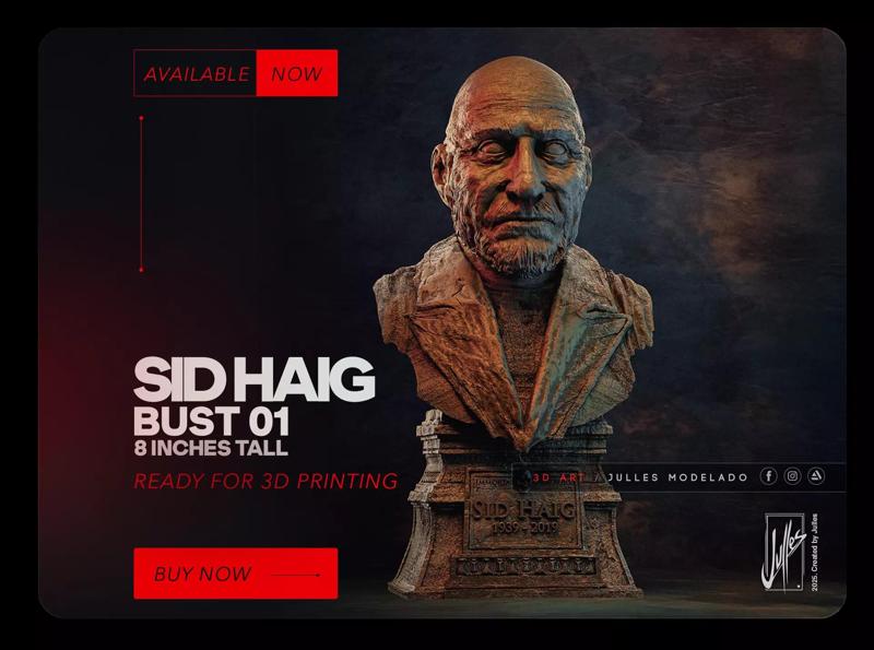 Sid Haig Bust 01 8 Inches Tall