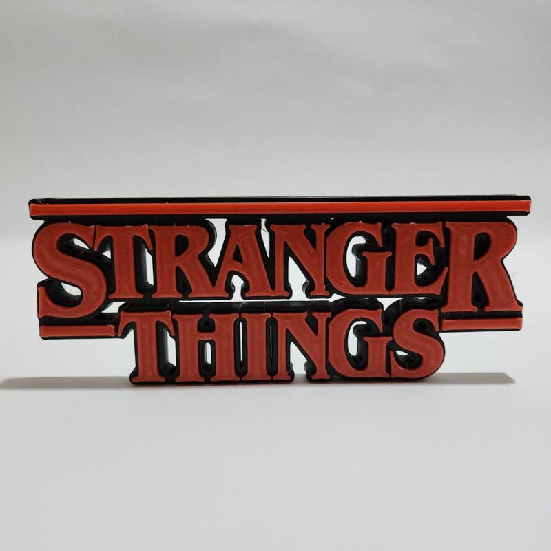 Stranger things logo sign