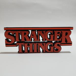 Stranger things logo sign