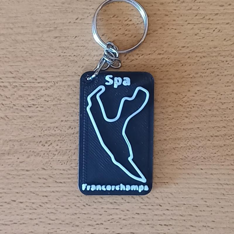 SPA-FRANCORCHAMPS Circuit keychain