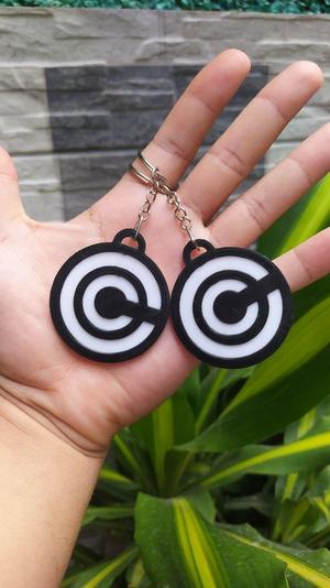 capsule corp dragon ball KEYCHAIN