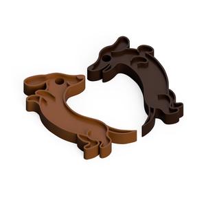 🐶Dachshund Couple Necklace/Key Chain