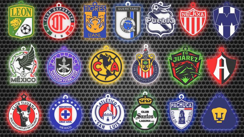 KEY RINGS LIGA MX ALL TEAMS