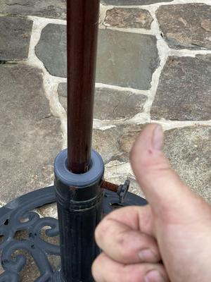 patio  umbrella base adapter