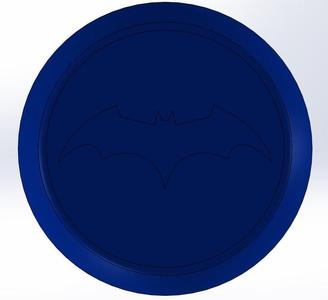 Batman's Rolling Whiskey Glass