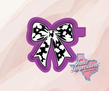 Cow Print Bow Freshie Mold
