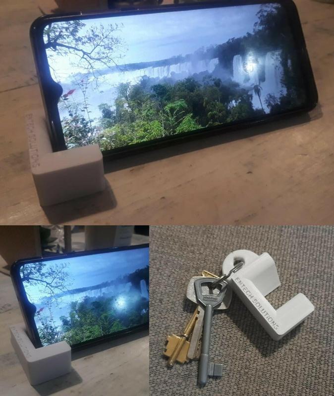 Cell phone holder keychain / Cell phone holder keychain