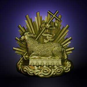 🐑 Agnus Dei Pascual – Modelo 3D de Arte Sacro
