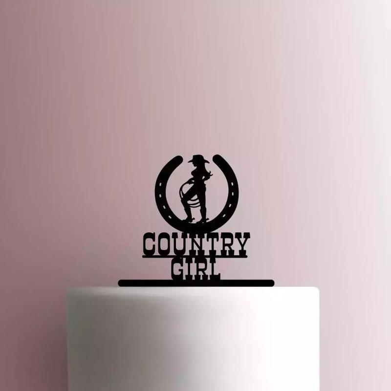 Cake Topper Adorno Torta - Country girl