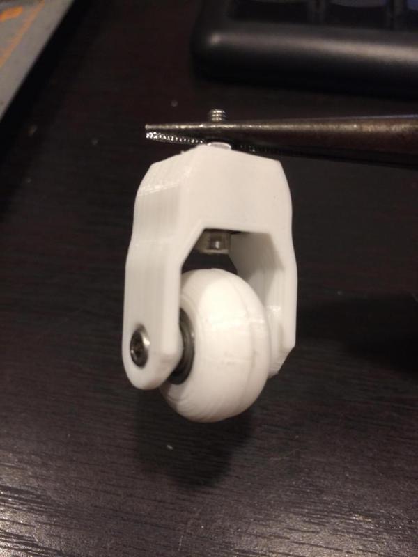 Swiveling Idler For 2 Wheel Robot