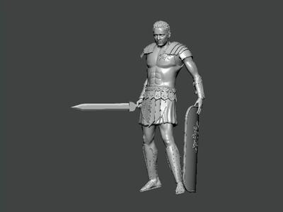3D Model-CHARACTER0044 roman soldier