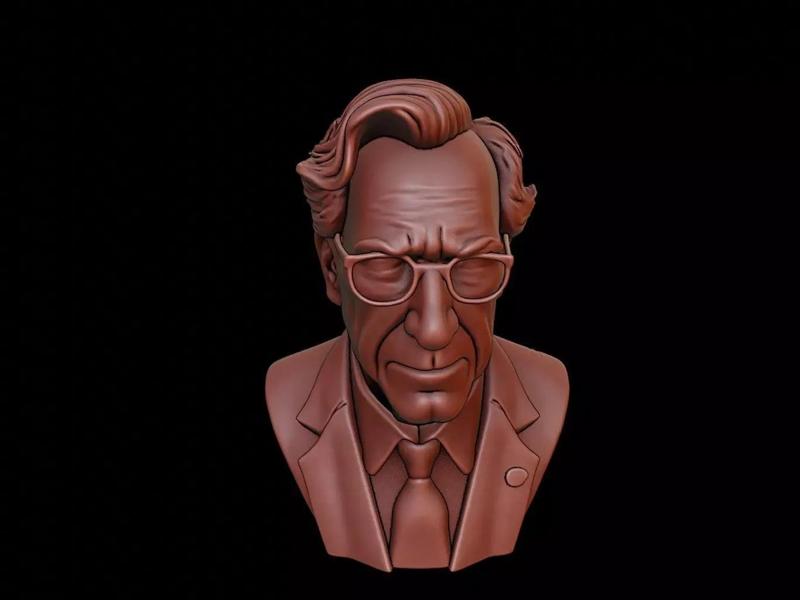 Noam Chomsky Bust