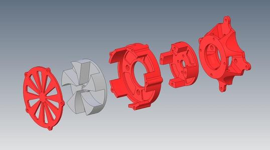 Mini Air Raid Siren (60mm impeller)