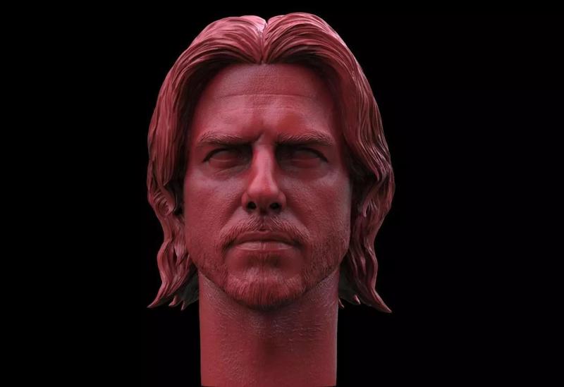 Nathan Algren-Tom Cruise Head - Last Samurai