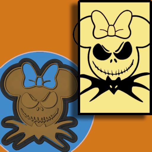 Minnie Skeleton Cutter