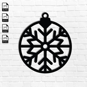 Christmas Ornaments Laser Cut SVG