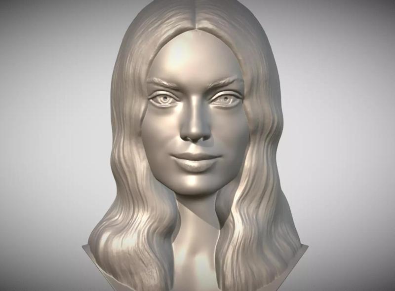 Margot Robbie bust