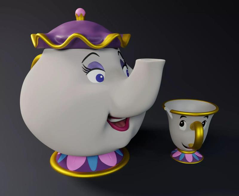 Mrs Potts and Chip