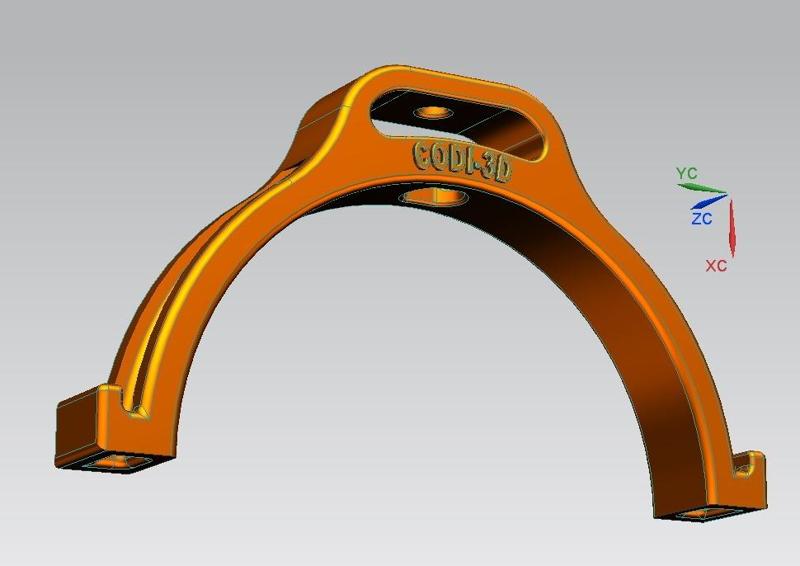 Collare superiore reggi tubo d15 cm. per aspiratore CNC - Collar upper for support of a 15 cm diameter vacuum tube