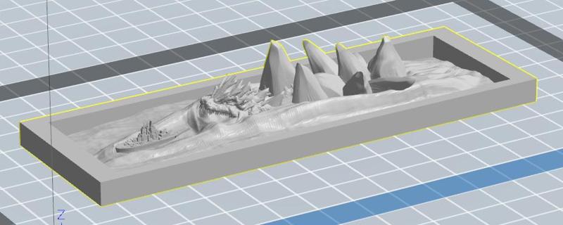 Space Godzilla Key Ring