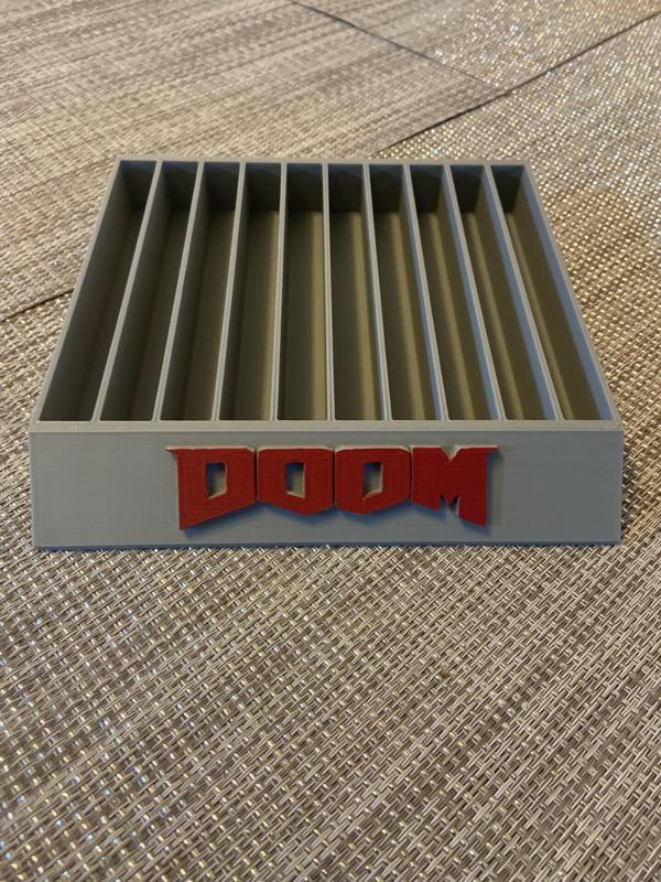 Doom game and dvd holder