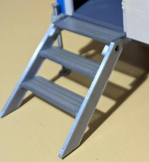 Folding staircase model making