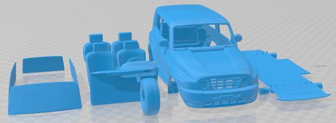 SsangYong Korando 2008 - TagAZ Tager Printable Car