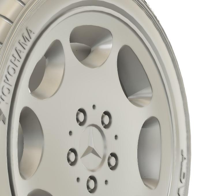 1/24 16x8 Benz classic 8 holes wheels