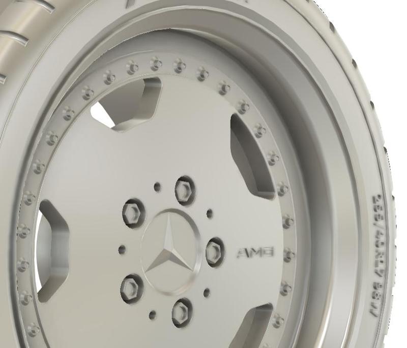 1/24 17x8.5 AMG Aero 3 wheels
