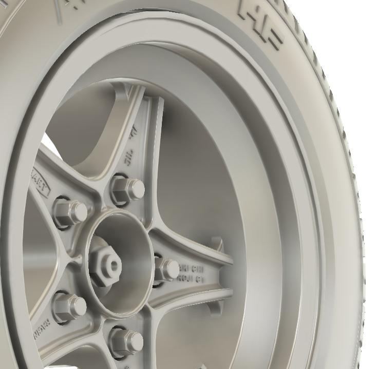 1/24 14x7 Takechi Project Racing Hart FR 5H wheels