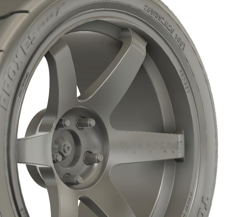 1/24 20x11 (F5) Rays TE37 Saga S-Plus A.S.T. wheels