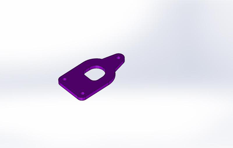 Tamiya F103 Reinforced shock absorber plate