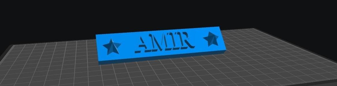 Amir Nameplate