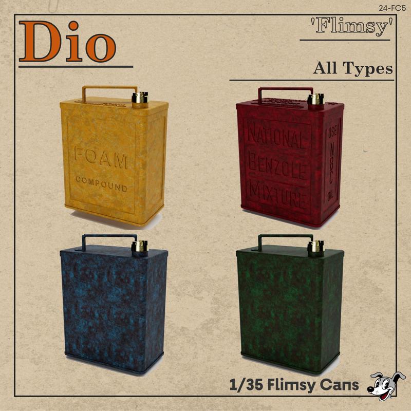 1/35 British "flimsy can" 4 Pack 24-FC5