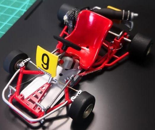 Fujimi Senna Kart Detail Set