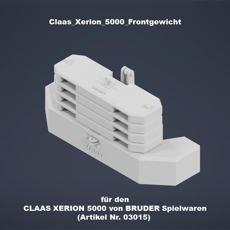 Bruder Claas Xerion 5000 front weight / front ballast