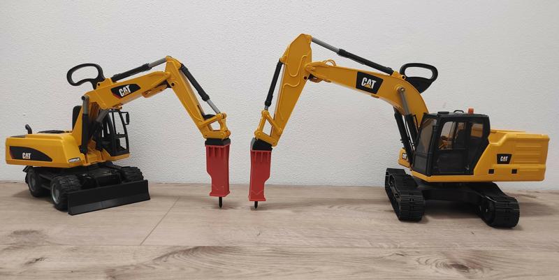 Demolition Hammer for Bruder Excavator - scale 1:16