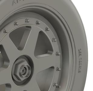 1/24 18x10 SSR wheels for STP Taisan Skyline GT-R Gr. A (Hasegawa 21141)