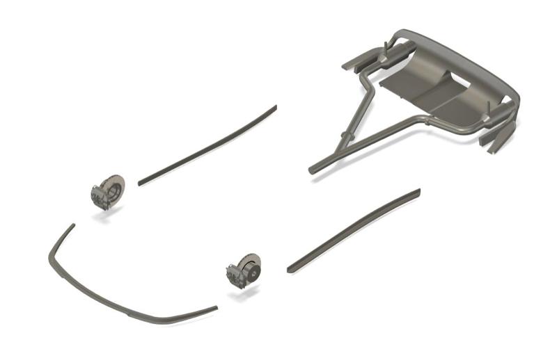 1/24 Mitsubishi GTO Twin Z Design body kit for Tamiya 24108