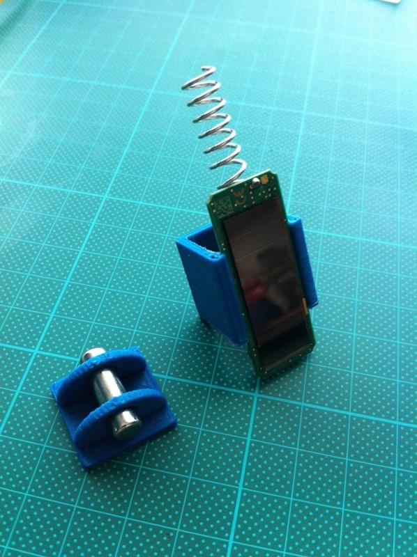 EnOcean sensor clip and magnet holder