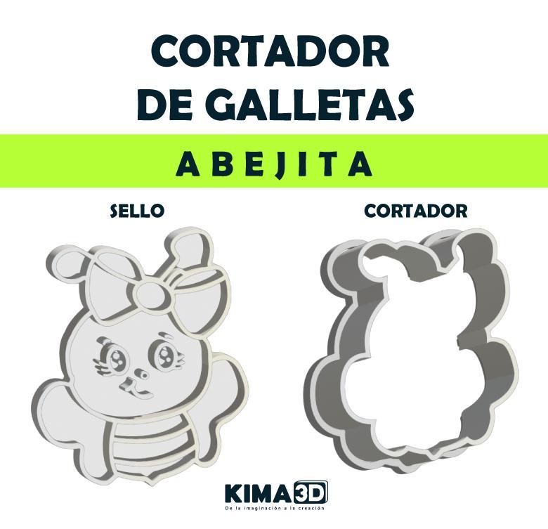 Cookie cutter and bumble bee stamp