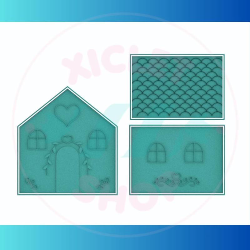 GINGERBREAD HOUSE COOKIE CUTTERS