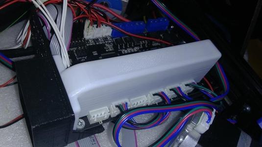 Anycubic Kossel PCB cooling 40x40 fan + stepper driver Aero Tunnel